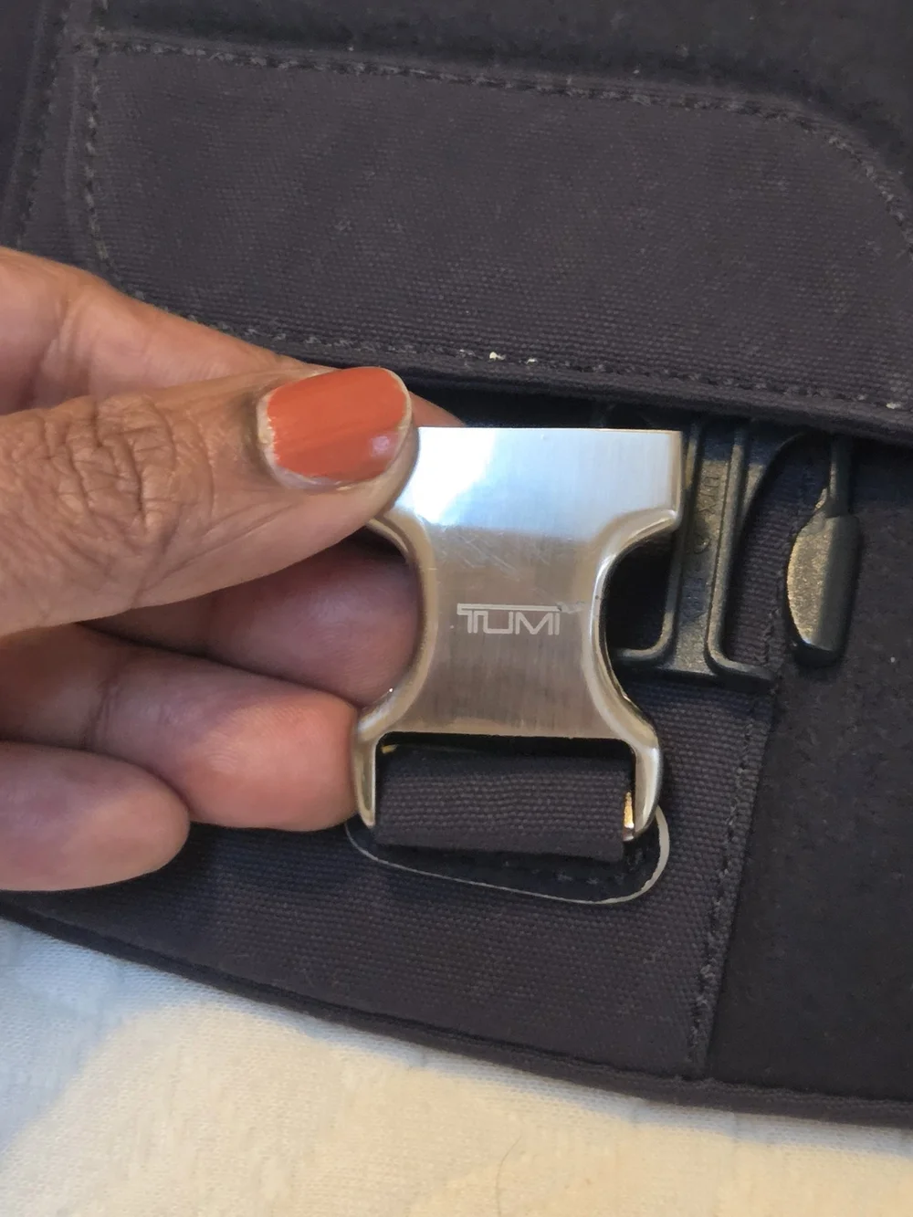 Tumi Waist  Belt Bag Perfect For Traveling Military Grade Thick Nylon Fabric